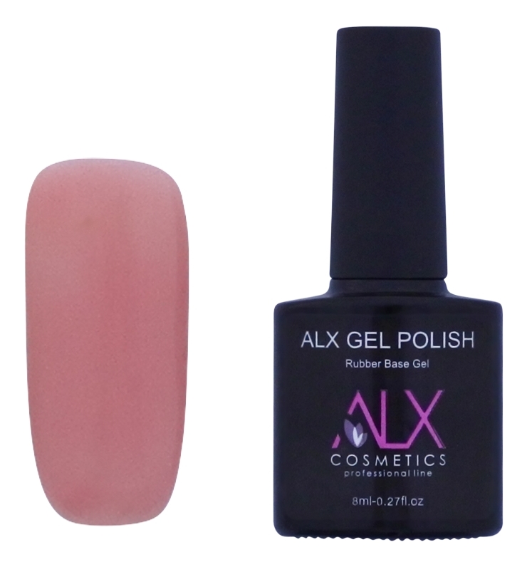 ALX Rubber Base Light Pink 8 ml (No 4)