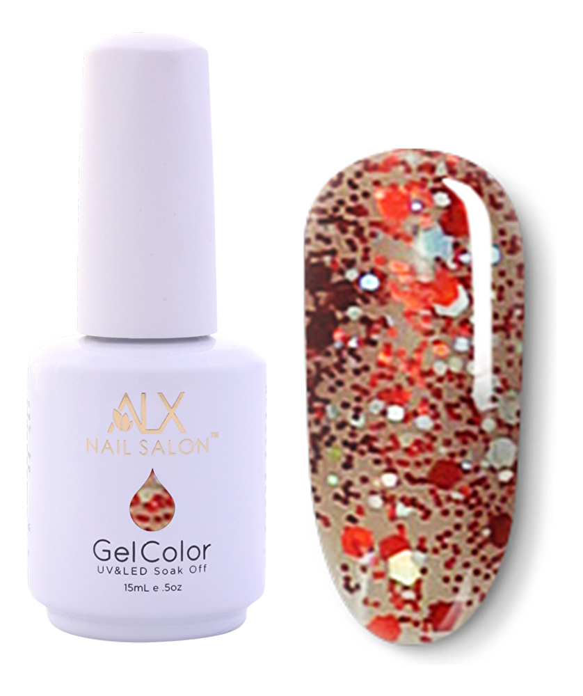 ALX Nail Salon 15 ml 416 Foggy Red