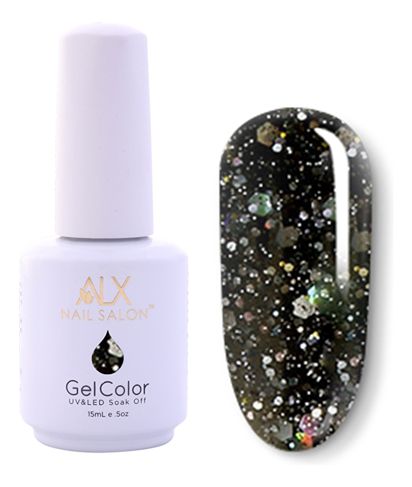 ALX Nail Salon 15 ml 518 Black Diamonds